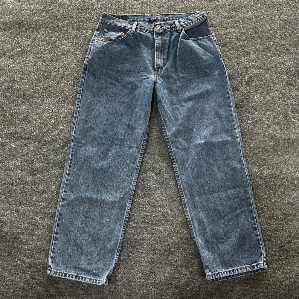 Levi's Jeans Mens Size 36x29 Blue 550 Relaxed Fit Tapered Leg Denim Pants